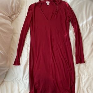 Bodycon long sleeve dress